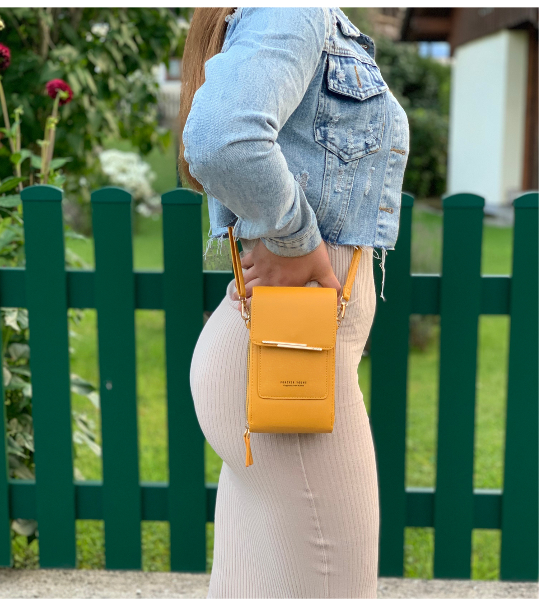 Ella | Premium Schoudertas met Knop