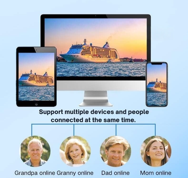 Emeja | 1080P Draadloze WiFi Beveiligingscamera | Weerbestendig, App-Gestuurd & Ideaal voor Binnen- en Buitentoezicht | Kleine Gesloten Circuit Camera