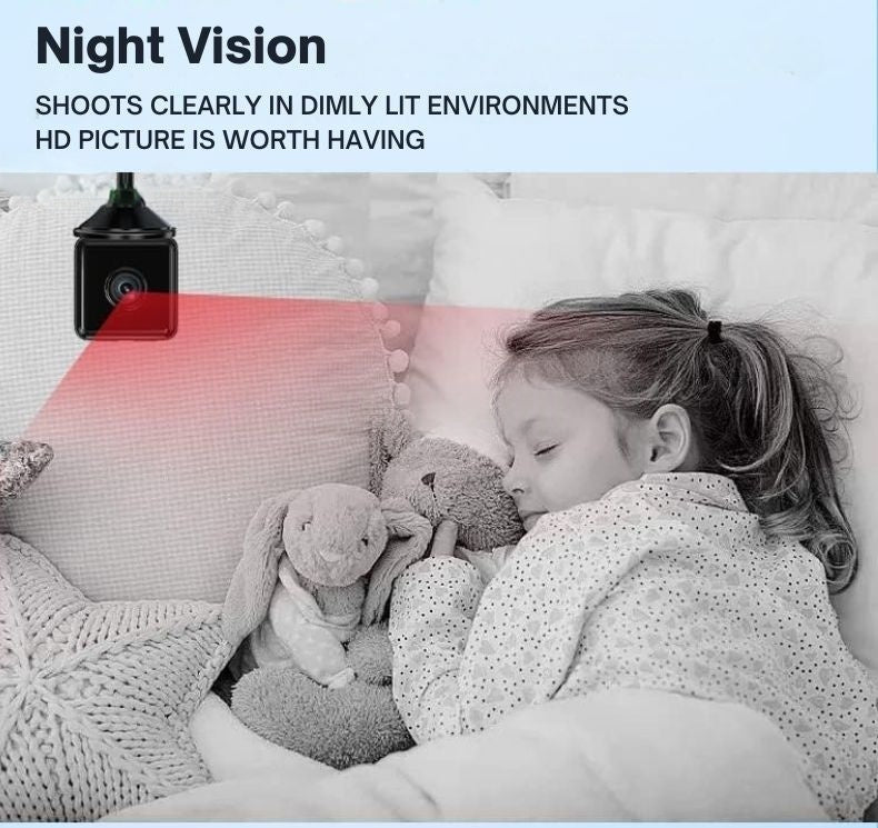 Emeja | 1080P Draadloze WiFi Beveiligingscamera | Weerbestendig, App-Gestuurd & Ideaal voor Binnen- en Buitentoezicht | Kleine Gesloten Circuit Camera