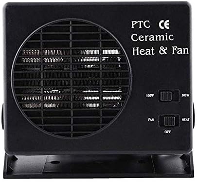 Emeja | 12V Keramische Auto Verwarming | 150W-300W Draagbare Ventilator met Automatische Thermostaat voor Wintergebruik in Voertuigen