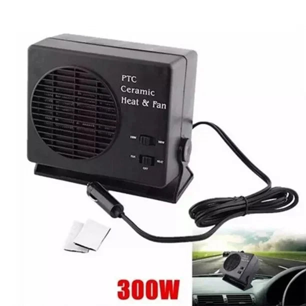 Emeja | 12V Keramische Auto Verwarming | 150W-300W Draagbare Ventilator met Automatische Thermostaat voor Wintergebruik in Voertuigen