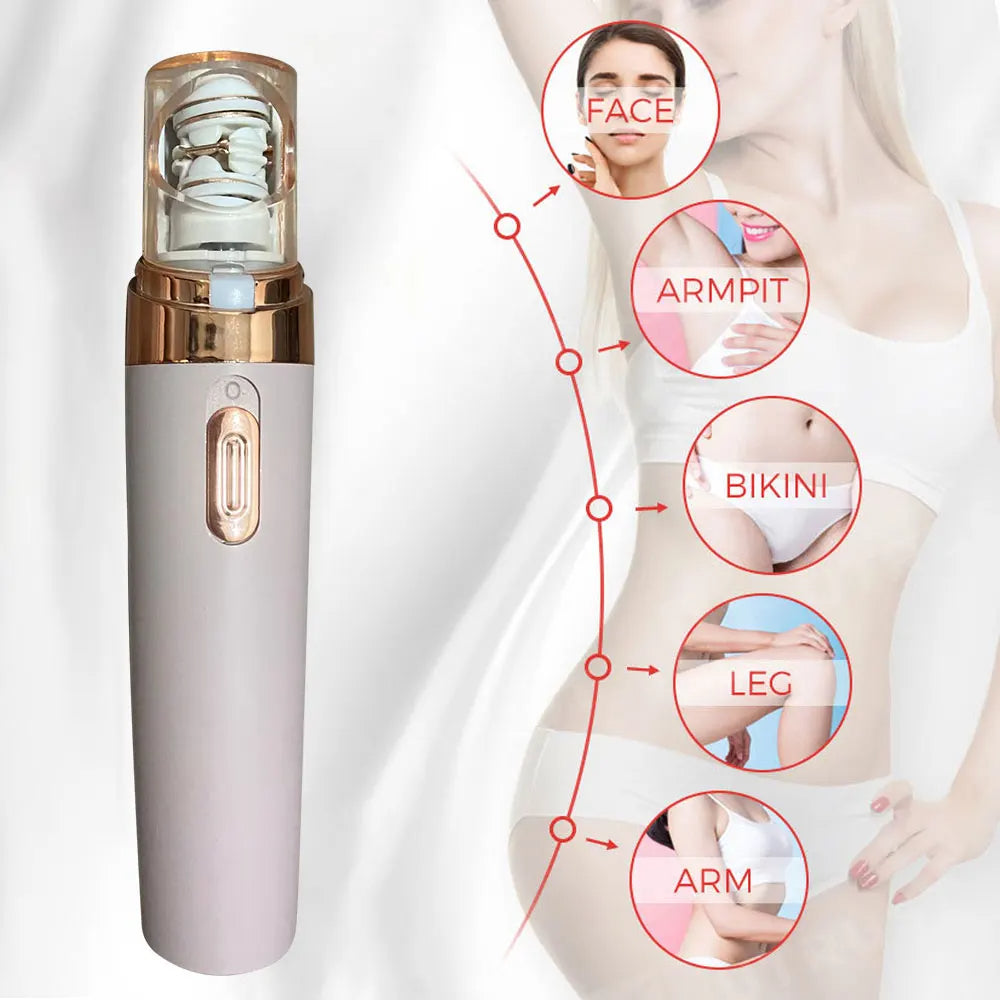 Emeja | 2 in 1 Gezichtsbeharing Verwijderaar en Epilator voor Vrouwen