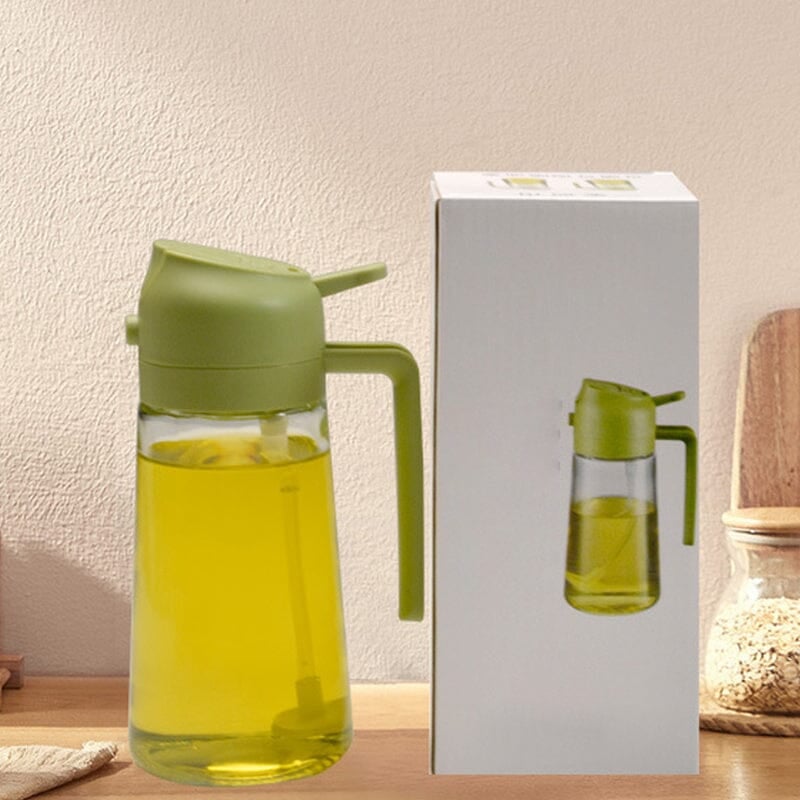 Emeja | 2-in-1 Glazen Olie Spuiter en Dispenser