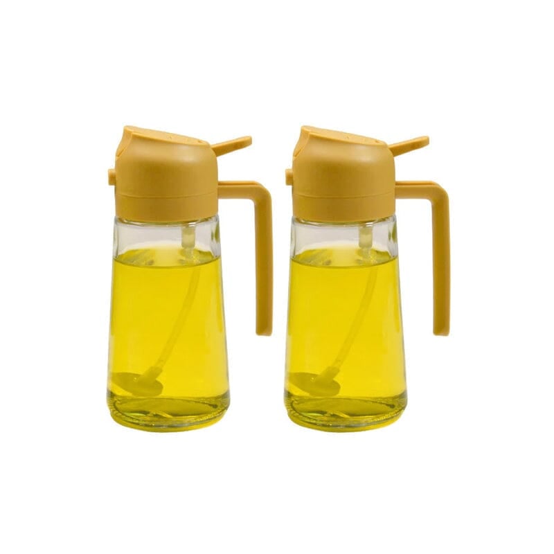 Emeja | 2-in-1 Glazen Olie Spuiter en Dispenser
