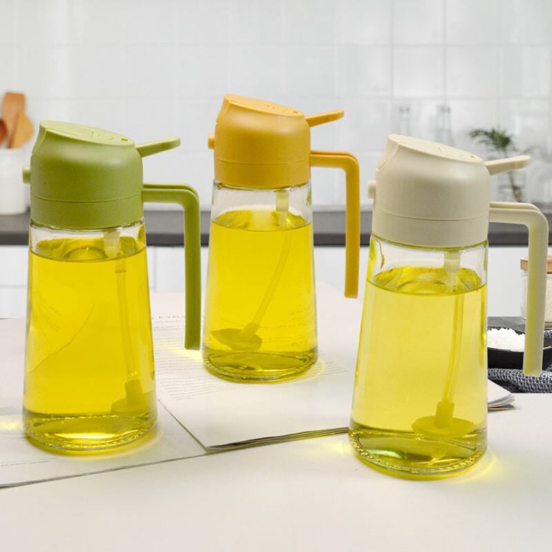 Emeja | 2-in-1 Glazen Olie Spuiter en Dispenser