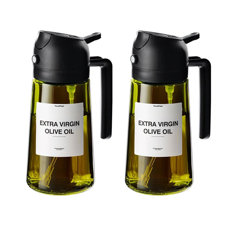 Emeja | 2-in-1 Glazen Olie Spuiter en Dispenser