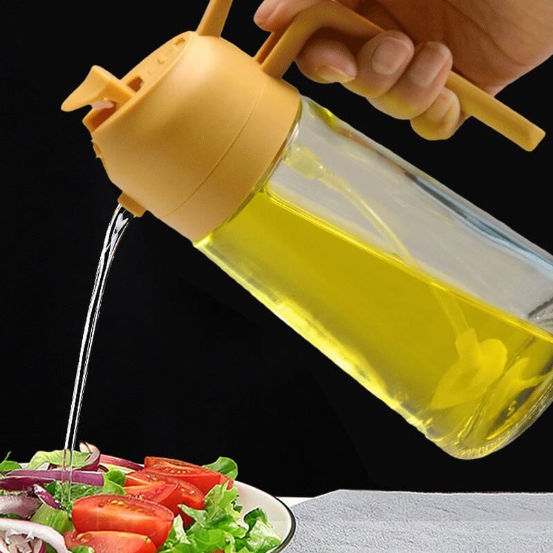 Emeja | 2-in-1 Glazen Olie Spuiter en Dispenser