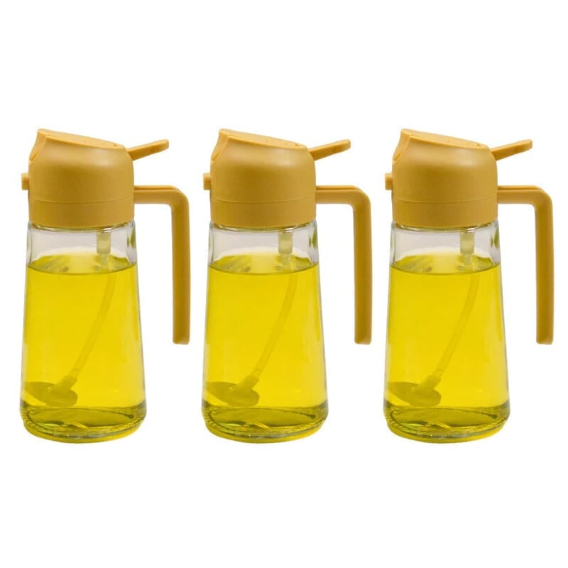 Emeja | 2-in-1 Glazen Olie Spuiter en Dispenser