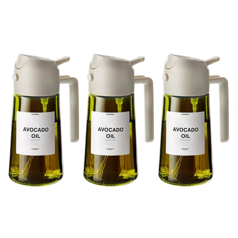 Emeja | 2-in-1 Glazen Olie Spuiter en Dispenser