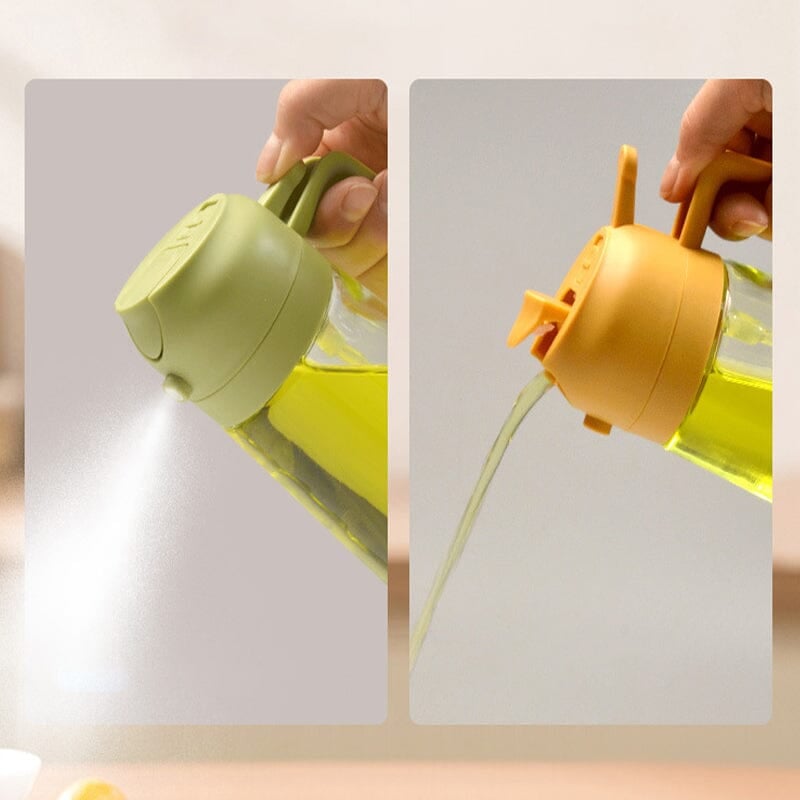 Emeja | 2-in-1 Glazen Olie Spuiter en Dispenser