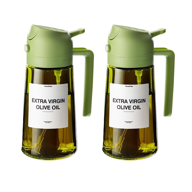 Emeja | 2-in-1 Glazen Olie Spuiter en Dispenser