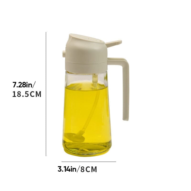 Emeja | 2-in-1 Glazen Olie Spuiter en Dispenser