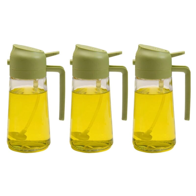 Emeja | 2-in-1 Glazen Olie Spuiter en Dispenser