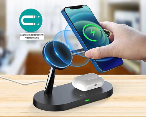 Emeja | 3-in-1 Draadloze Oplaadstation Stand