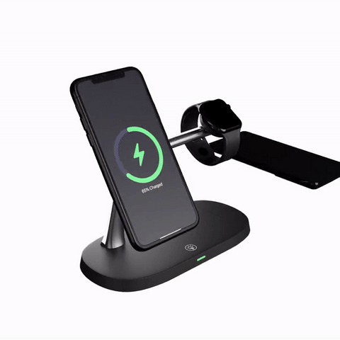 Emeja | 3-in-1 Draadloze Oplaadstation Stand