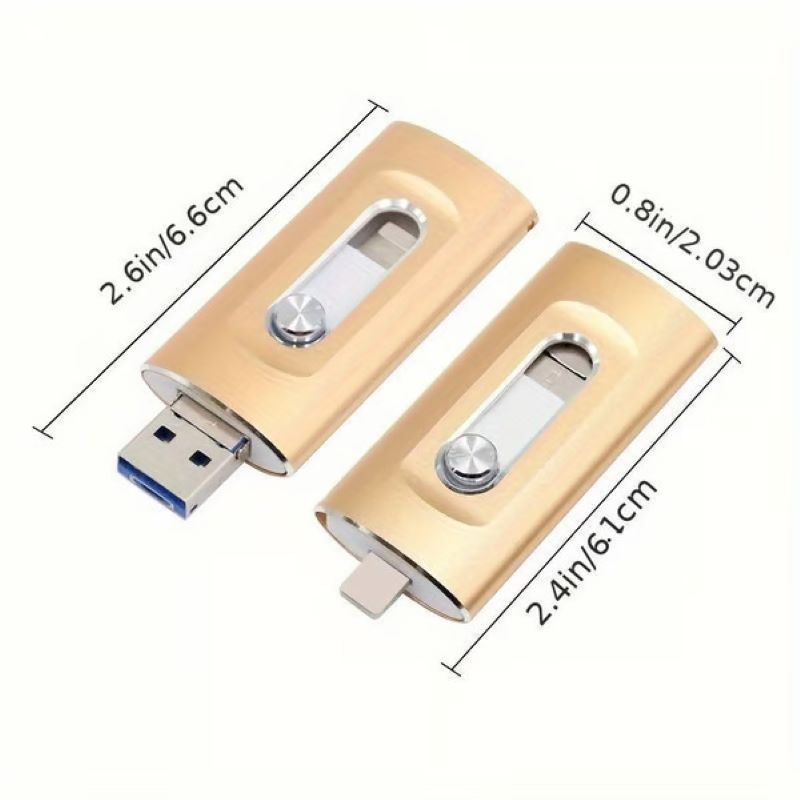 Emeja | 3 in 1 grote capaciteit USB-flashdrive voor mobiele telefoon en computer