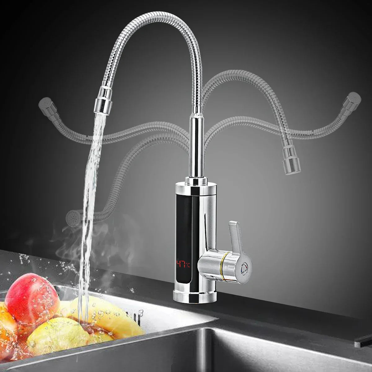 Emeja | 3000W Elektrische Keukenkraan met Direct Warm Water - FlowHeat
