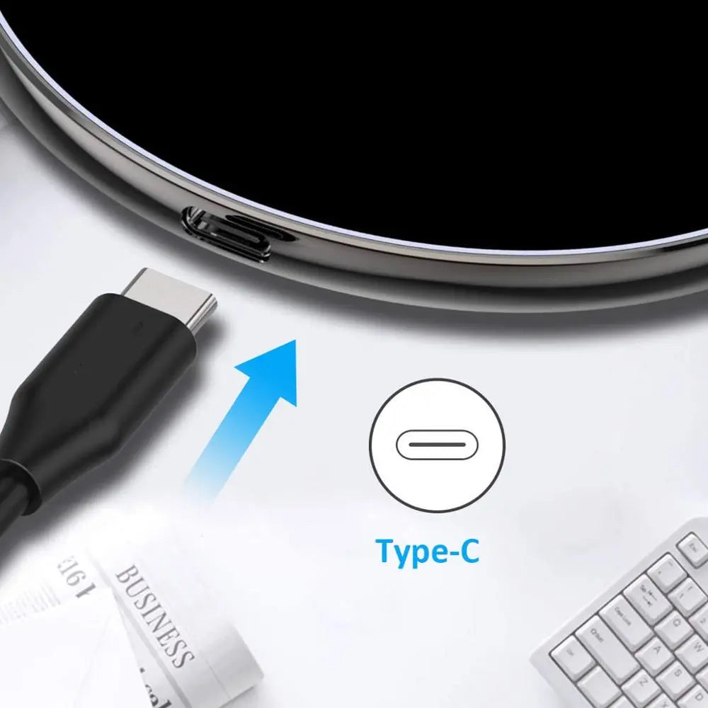 Emeja | 30W Snelle Draadloze Oplaadpad | Premium USB C Oplaadkabel MagSafe Lader voor Apple iPhone, Samsung & Android - Snelle Draadloze Oplaadpad