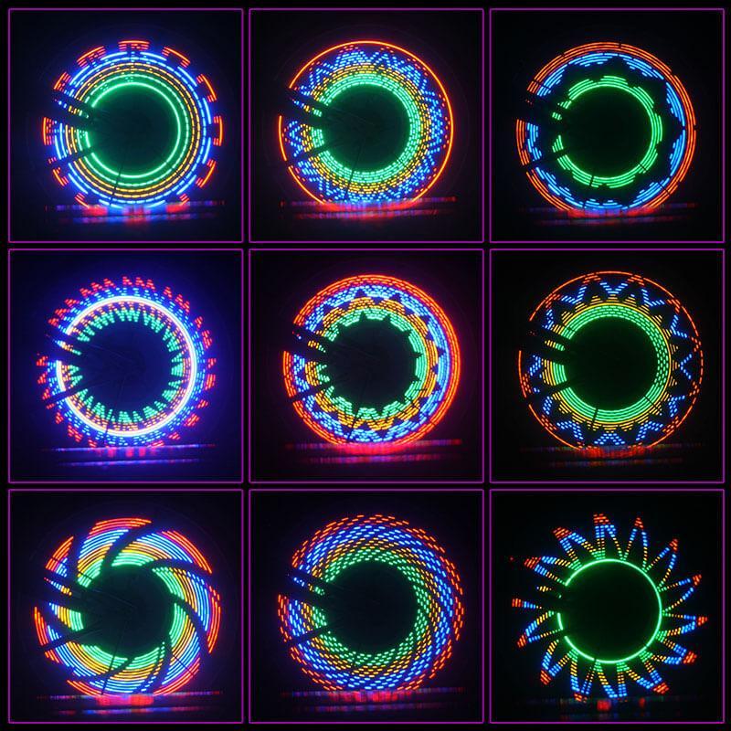 Emeja | 3D Fiets Spaken LED Lichten