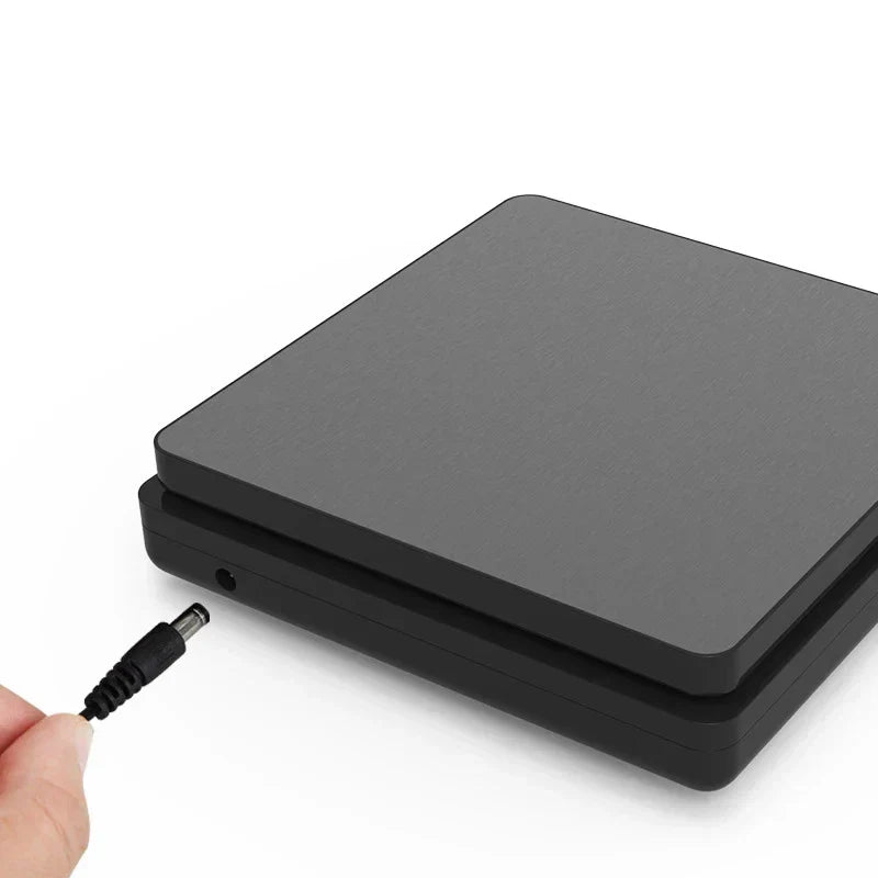 Emeja | 5 kg/0.1 g en 10 kg/1 g digitale elektronische keukenweegschaal, LCD-scherm, volledig waterdicht roestvrijstalen gereedschap voor bakken