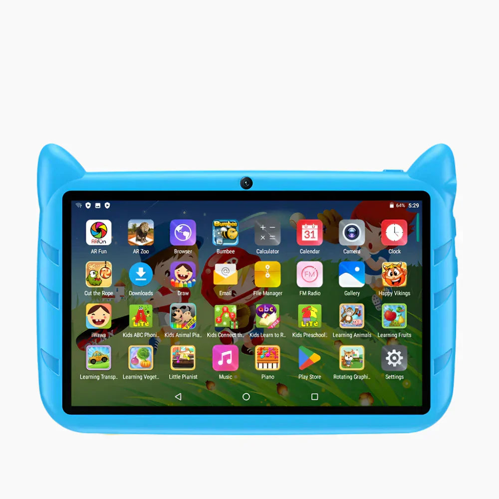 Emeja | 7" Android 13 Kindertablet – 5G WiFi, Voor- & Achtercamera