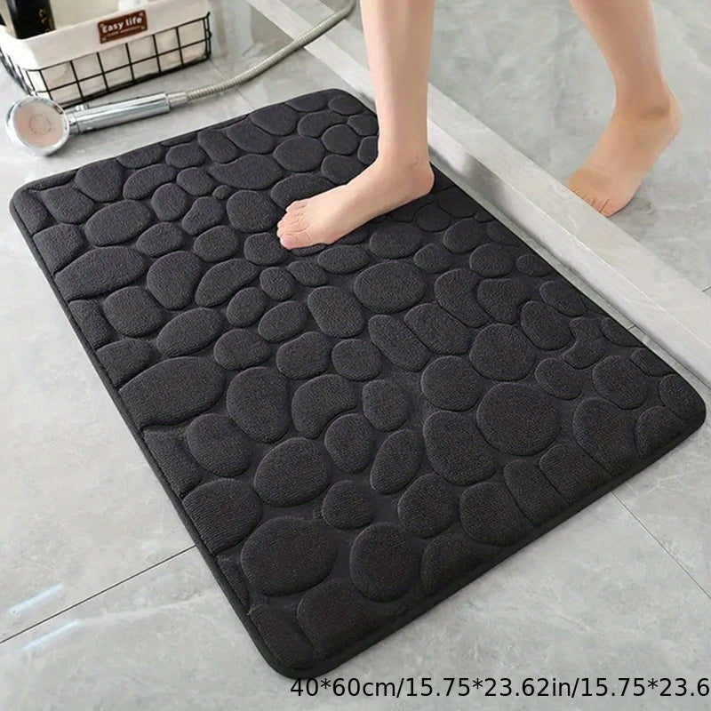 Emeja | Absorberende Badmat met Kiezelontwerp