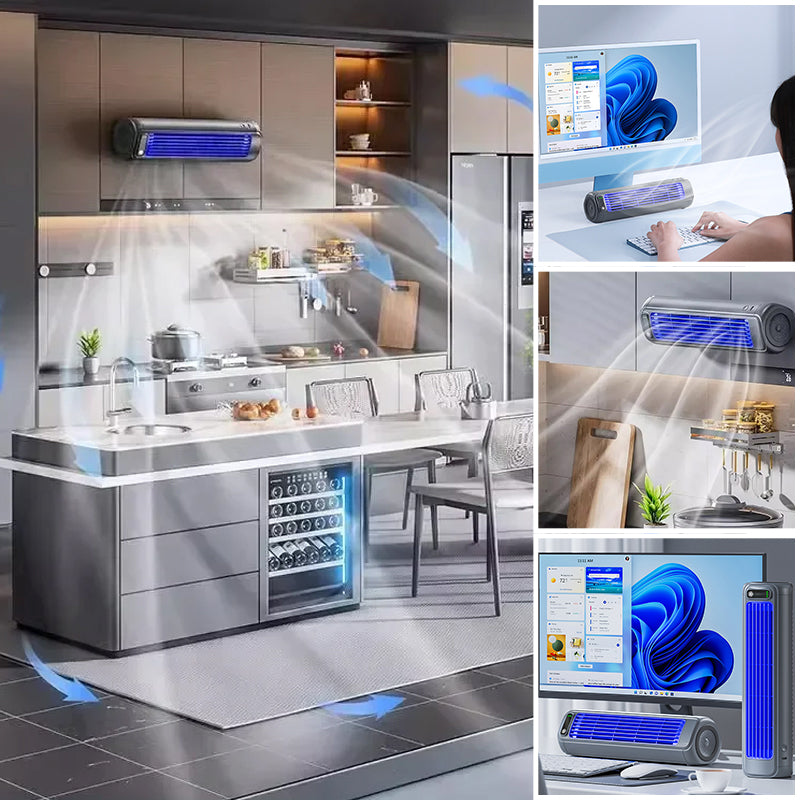 Emeja | AirWave – Draagbare Oplaadbare Airconditioner met 12-Uur Batterijlevensduur