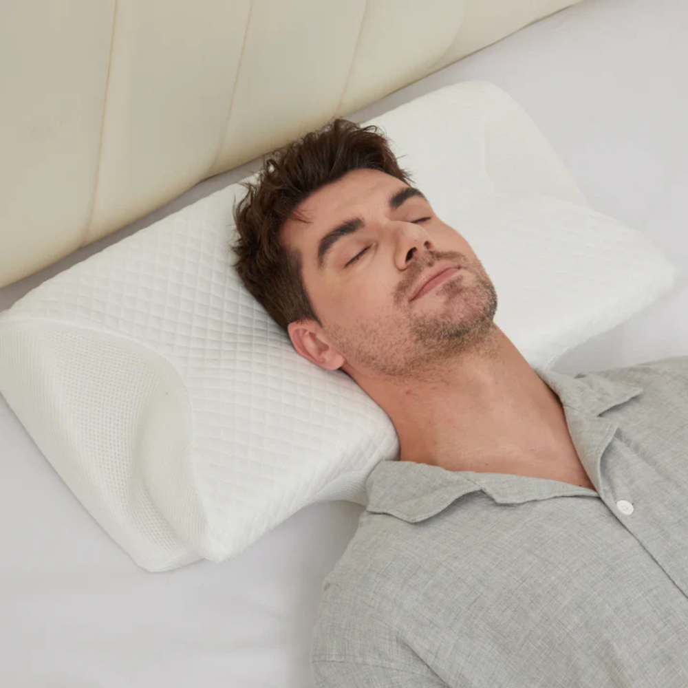 Emeja | Anti-Snurk Kussen | Ergonomische Nek- en Hoofdsteun | Wit