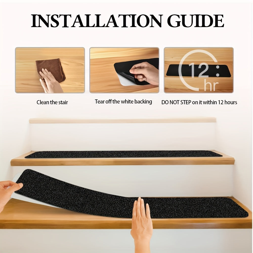 Emeja | Antislip Traplopen 10-Pack – 6"x24", 80-Grit, Weerbestendig