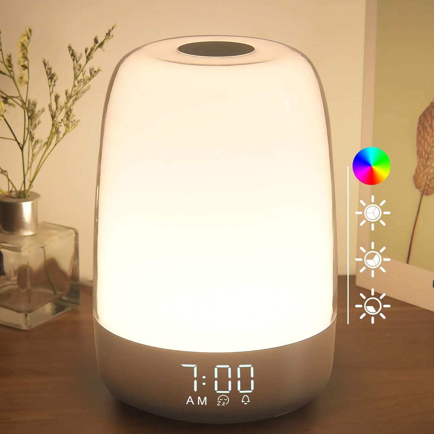 Emeja | Aurora Wake-Up Light | Zonsopgang & Zonsondergang | USB-C Oplaadbaar