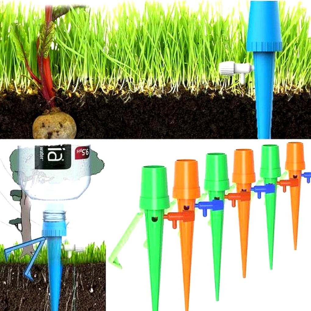 Emeja | Automatische Planten Watergeefspikes - Verstelbare Stroom Tuin Hulp