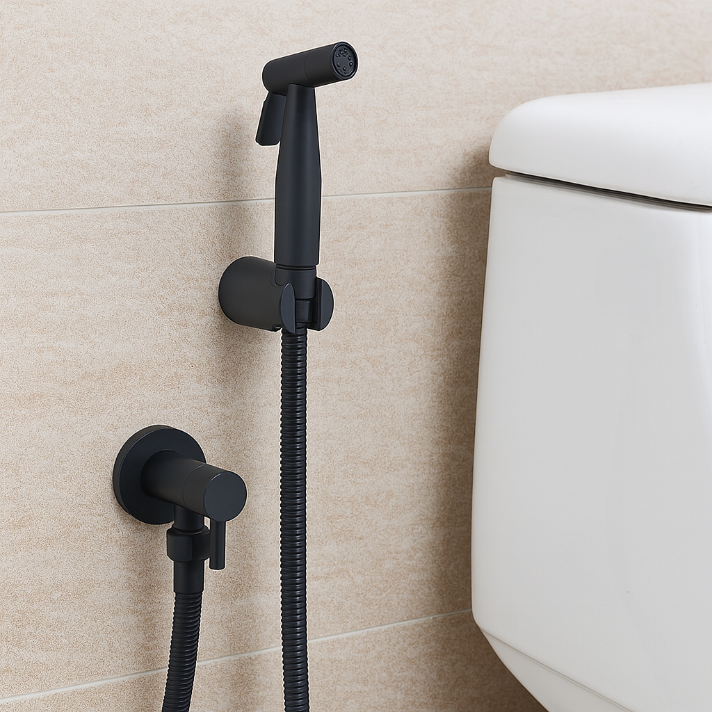 Emeja | Bidet Sprayer in RVS – Wandgemonteerd met Verstelbare Spray