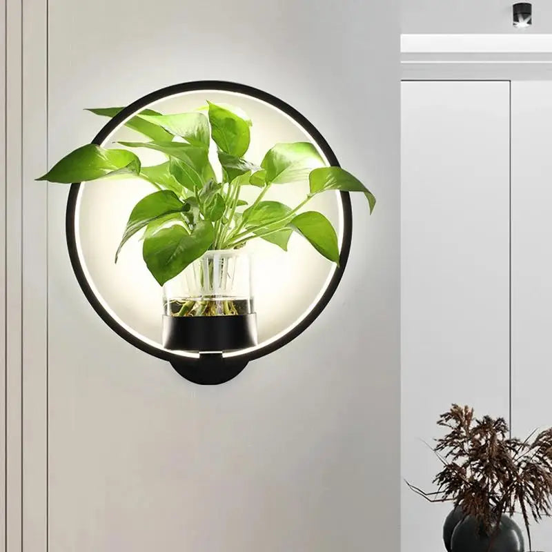 Emeja | Botanische Wandlamp met Plant | Stijlvolle Wandverlichting