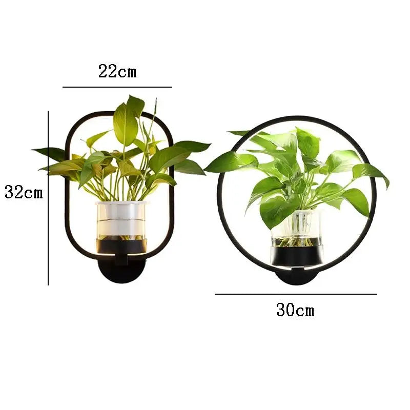 Emeja | Botanische Wandlamp met Plant | Stijlvolle Wandverlichting