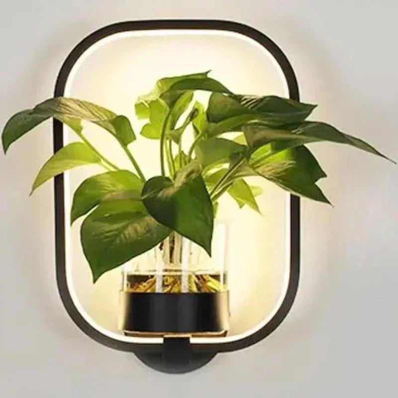 Emeja | Botanische Wandlamp met Plant | Stijlvolle Wandverlichting