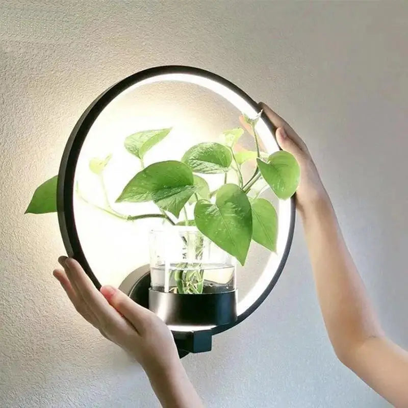 Emeja | Botanische Wandlamp met Plant | Stijlvolle Wandverlichting