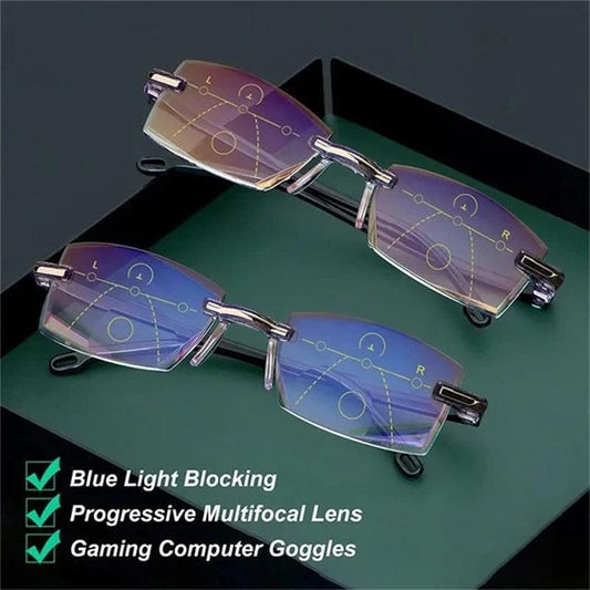 Emeja | Bril met Blauwlichtfilter en Multifocale Sterkte - VisionGuard