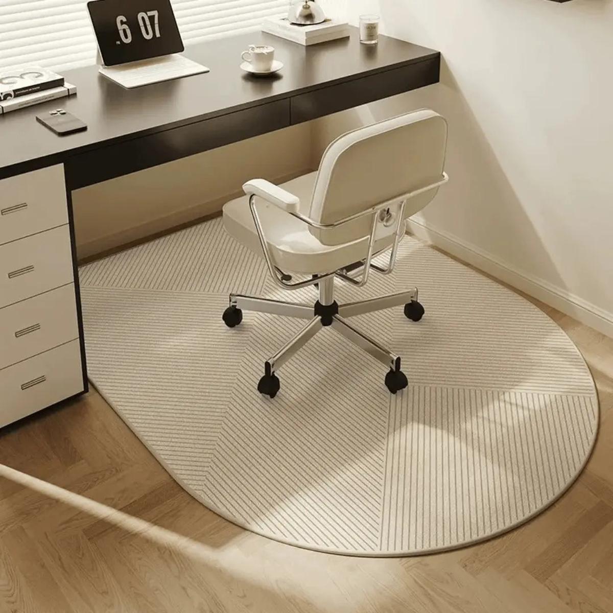 Emeja | Bureau Stoel Tapijt, Beschermende Vloermat met Geometrisch Ontwerp