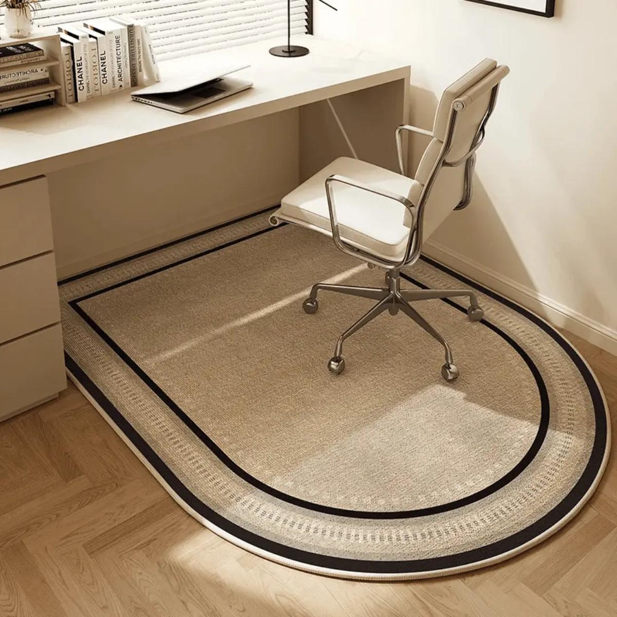 Emeja | Bureau Stoel Tapijt, Beschermende Vloermat met Geometrisch Ontwerp