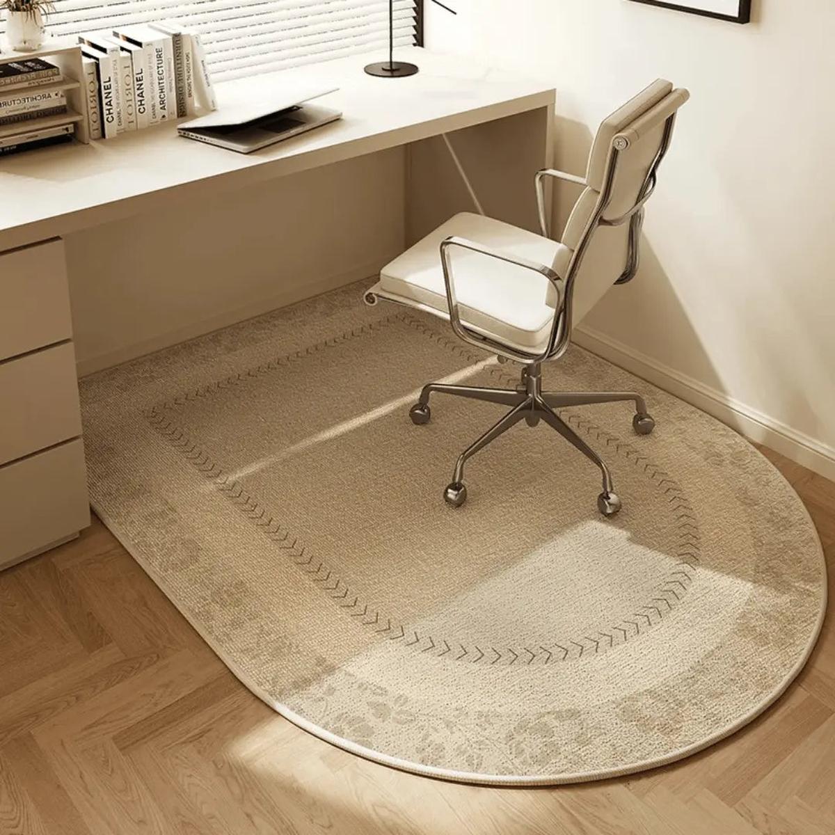 Emeja | Bureau Stoel Tapijt, Beschermende Vloermat met Geometrisch Ontwerp