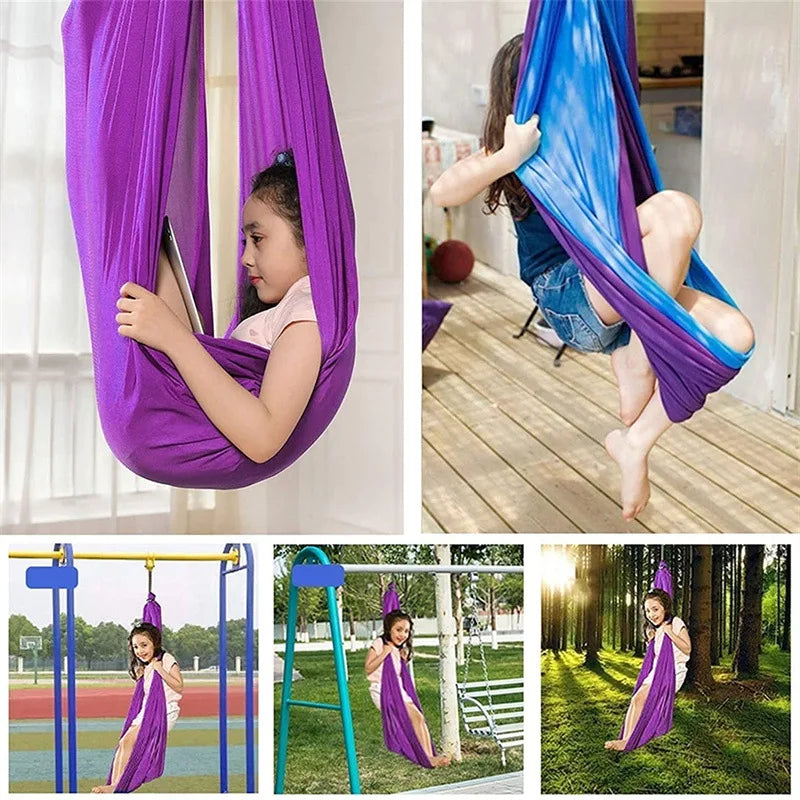 Emeja | CalmGlide Sensorische Schommel voor Kinderen – Binnen Therapie Hangmat voor Rust, Focus & Vertrouwen