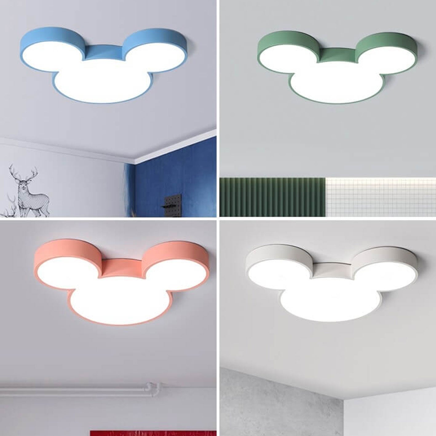 Emeja | Cartoon LED Plafondlamp | Slank Kinderontwerp