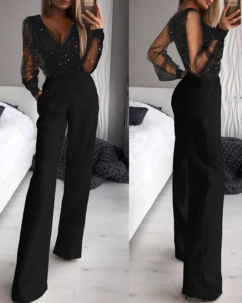 Emeja Casual Effen Regular Jumpsuits