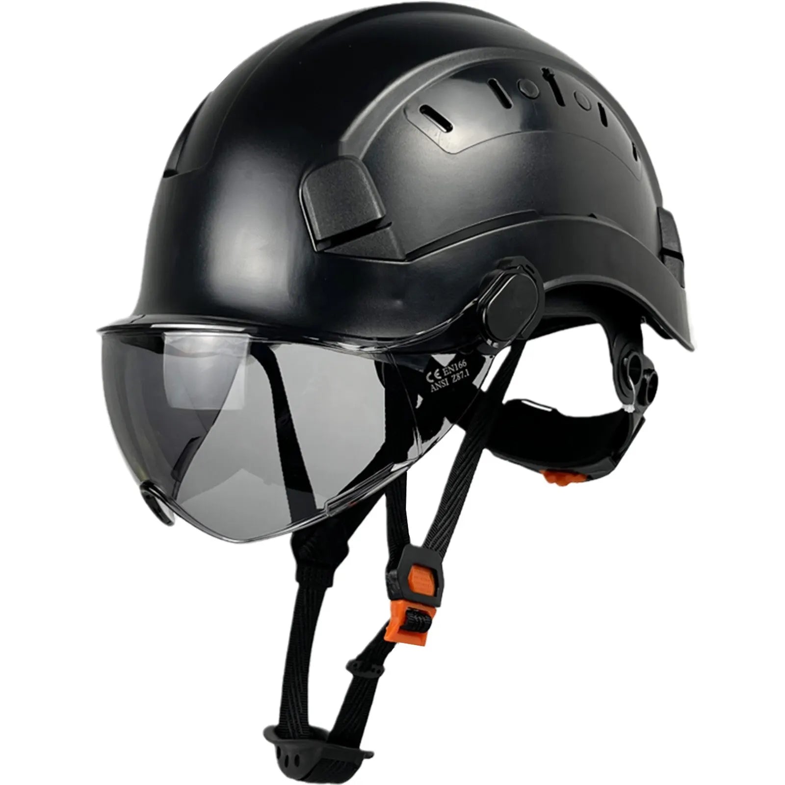 Emeja | CE ABS Veiligheidshelm met Goggles & Visor – SafeGuard