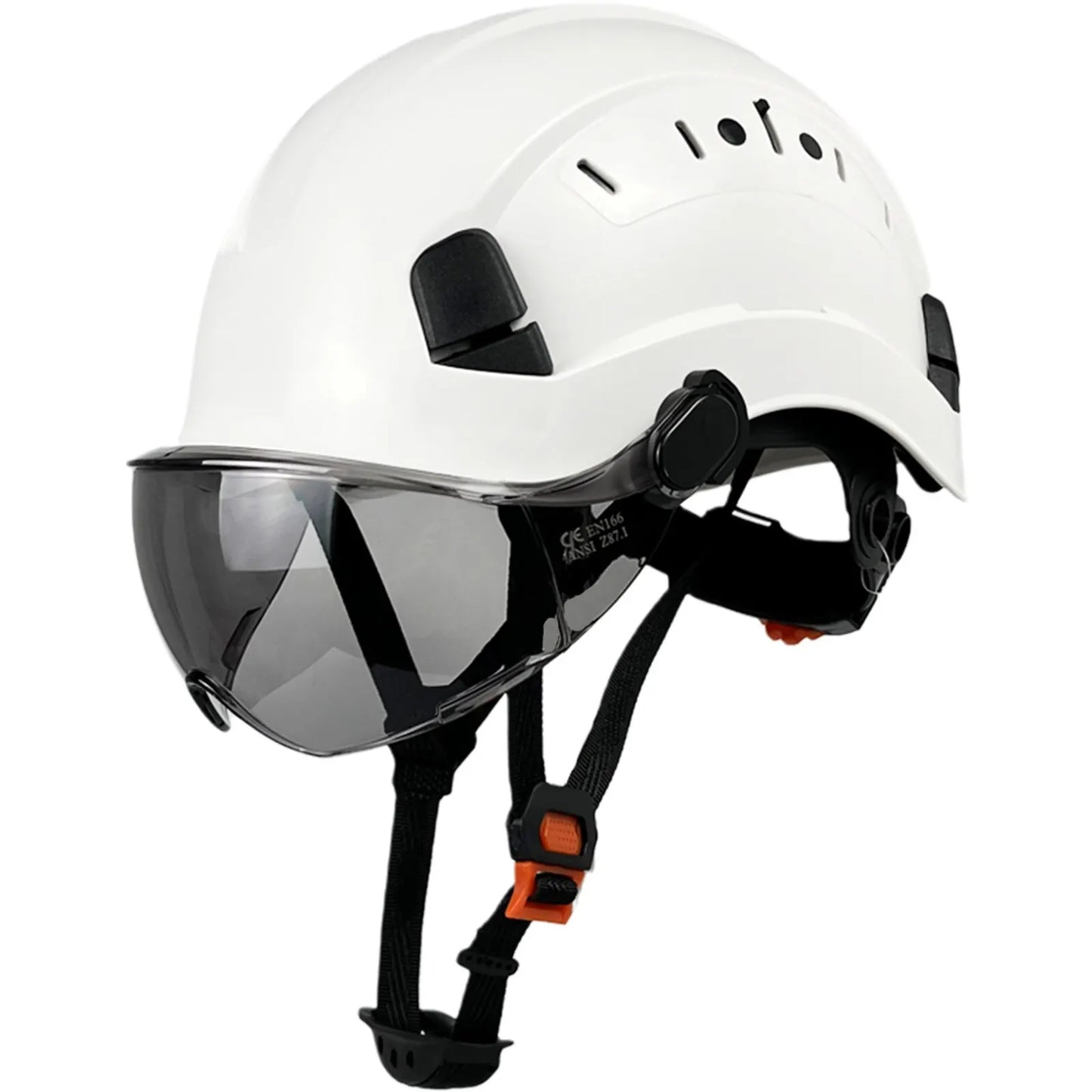 Emeja | CE ABS Veiligheidshelm met Goggles & Visor – SafeGuard