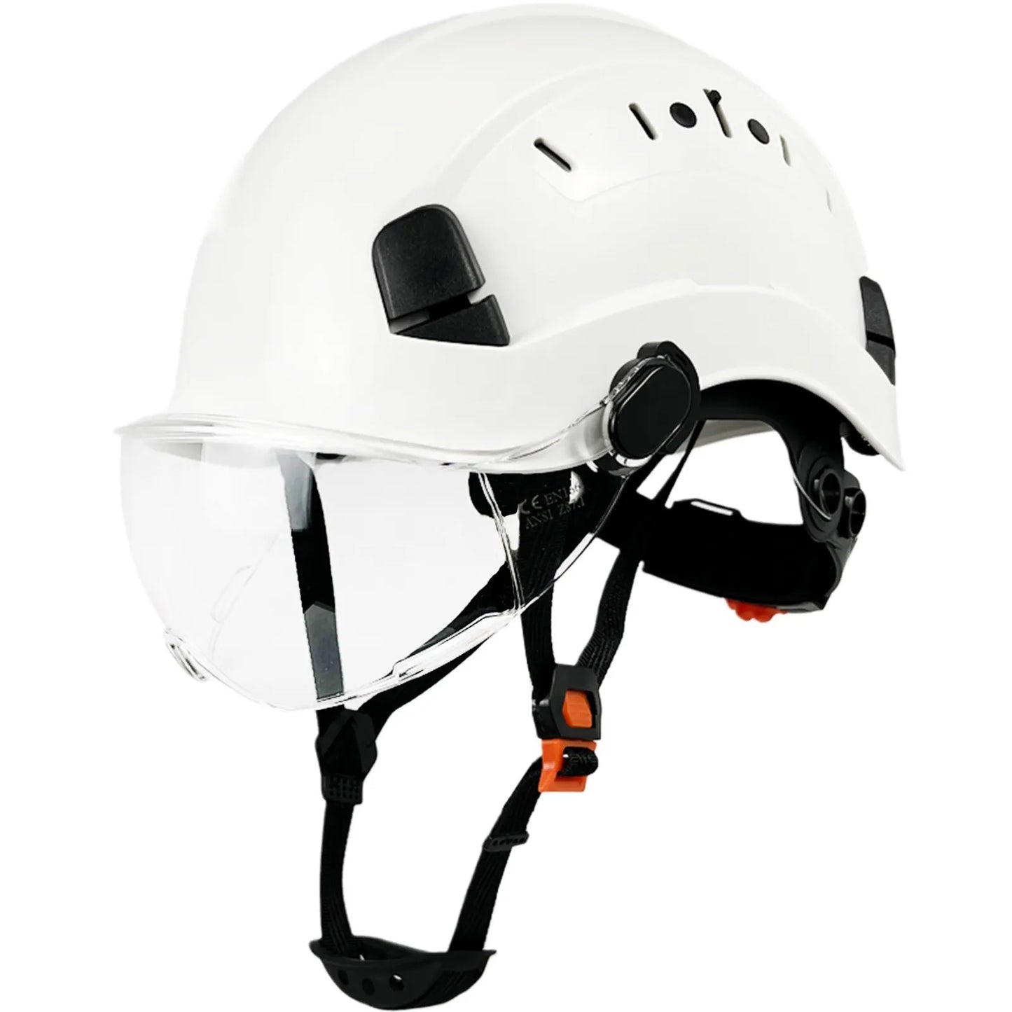 Emeja | CE ABS Veiligheidshelm met Goggles & Visor – SafeGuard