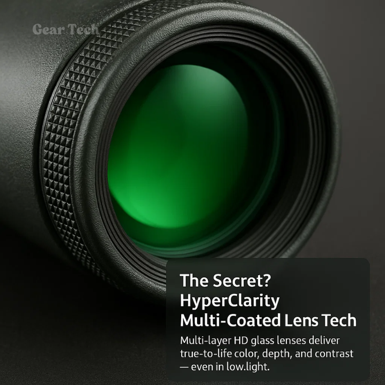 Emeja | Compact Ultra-Zoom Monoculaire | HD Lens, Lichtgewicht & Perfect voor Wandelen, Vogelspotten en Sportevenementen