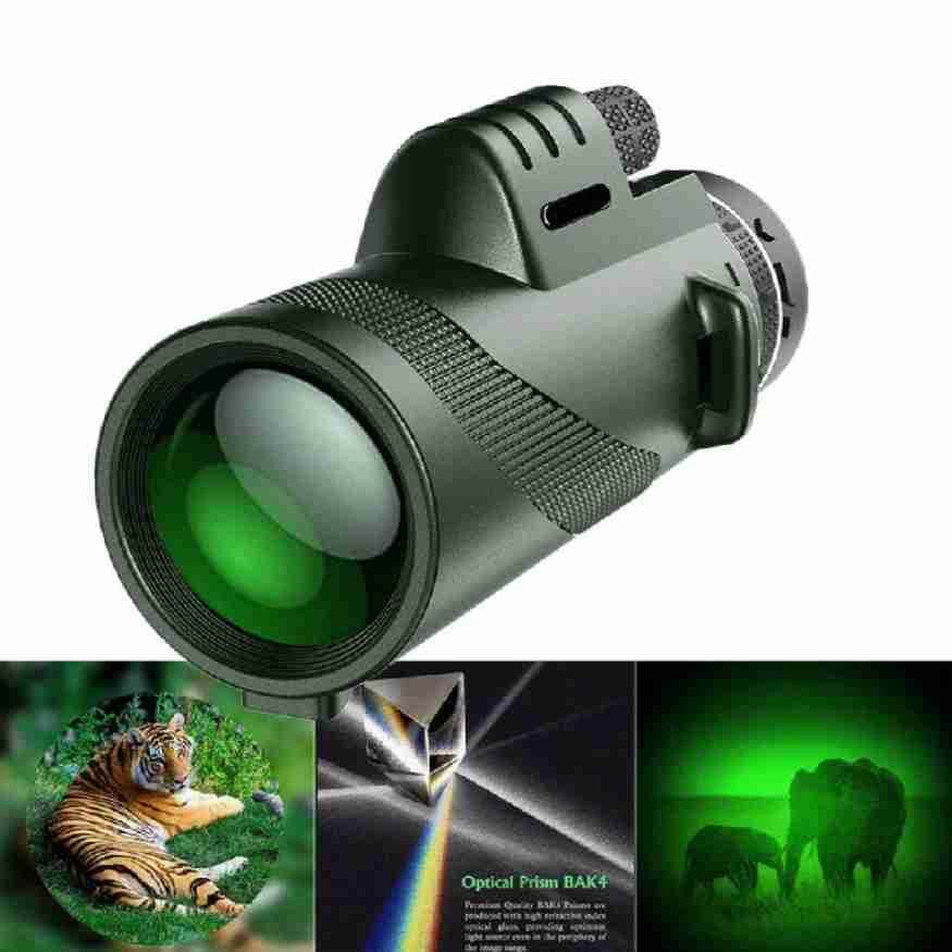 Emeja | Compact Ultra-Zoom Monoculaire | HD Lens, Lichtgewicht & Perfect voor Wandelen, Vogelspotten en Sportevenementen