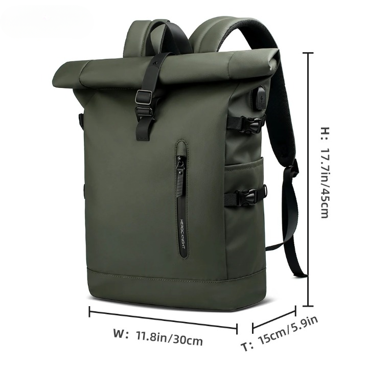Emeja | Converteerbare Fiets Tas Rugzak Roll-Top
