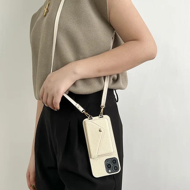 Emeja | Crossbody Telefoonhoesje met Kaartsleuf en Lanyard